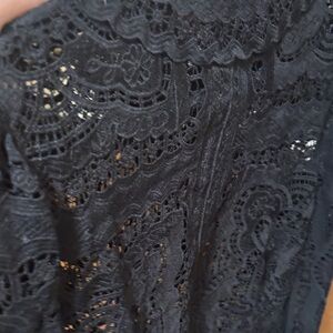 JOIE-black blouse/Haut noir XL JOIE-Dentelle